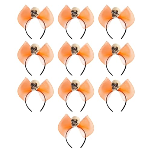 TQUXNGA Haarschmuck für Halloween, Party, Festival, Halloween, Stirnbänder mit Totenkopf und Spinnen, für Partys, Versammlungen, 10 Stück TQUXNGA Haarschmuck für Halloween, Party, Festival, Halloween, Stirnbänder mit Totenkopf und Spinnen, für Partys, Versammlungen, 10 Stück von TQUXNGA