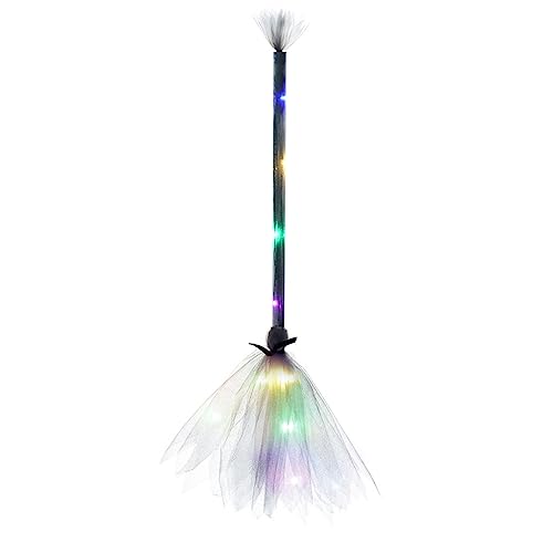 TQUXNGA Leuchtender Halloween-LED-Besen, dekoratives Ornament, dekoratives Zubehör für Festival, Urlaub, Kostüm, Cosplay, Requisiten TQUXNGA Leuchtender Halloween-LED-Besen, dekoratives Ornament, dekoratives Zubehör für Festival, Urlaub, Kostüm, Cosplay, Requisiten von TQUXNGA