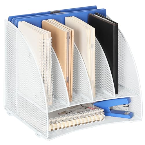 TQVAI 6 Fächer Schreibtisch Organizer, Büro Zubehör A4 Metall Dokumentenablage Zeitschriftensammler Bürobedarf Ablage Schreibtisch Briefablage Papier Organizer, Weiß TQVAI 6 Fächer Schreibtisch Organizer, Büro Zubehör A4 Metall Dokumentenablage Zeitschriftensammler Bürobedarf Ablage Schreibtisch Briefablage Papier Organizer, Weiß von TQVAI