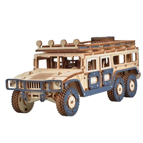 Geländefahrzeuge Holz 3D Puzzles,Vintage Holzbausatz, Selbstmontage Brainteaser Desktop Spielzeug,für Bestes Geburtstagsgeschenk Geländefahrzeuge Holz 3D Puzzles,Vintage Holzbausatz, Selbstmontage Brainteaser Desktop Spielzeug,für Bestes Geburtstagsgeschenk von TRACYE