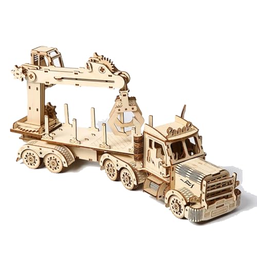 TRACYE LKW Kran Holz 3D Puzzles,Vintage Holzbausatz, Selbstmontage Brainteaser Desktop Spielzeug,für Bestes Geburtstagsgeschenk TRACYE LKW Kran Holz 3D Puzzles,Vintage Holzbausatz, Selbstmontage Brainteaser Desktop Spielzeug,für Bestes Geburtstagsgeschenk von TRACYE