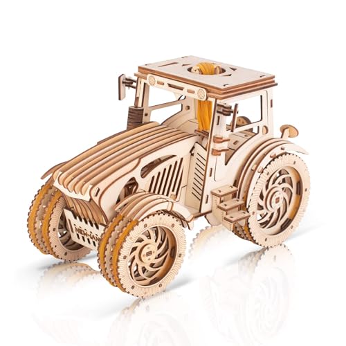 TRACYE Modell Traktor 3D Holz Puzzles,Jahrgang Holzbausatz,Selbstmontage Brainteaser Desktop Spielzeug,für Bestes Geburtstagsgeschenk TRACYE Modell Traktor 3D Holz Puzzles,Jahrgang Holzbausatz,Selbstmontage Brainteaser Desktop Spielzeug,für Bestes Geburtstagsgeschenk von TRACYE