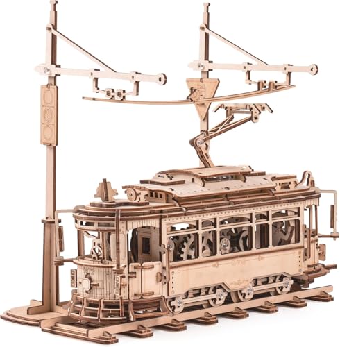 TRACYE für Straßenbahnen Holz 3D Puzzles,Vintage Holzbausatz, Selbstmontage Brainteaser Desktop Spielzeug,für Bestes Geburtstagsgeschenk TRACYE für Straßenbahnen Holz 3D Puzzles,Vintage Holzbausatz, Selbstmontage Brainteaser Desktop Spielzeug,für Bestes Geburtstagsgeschenk von TRACYE