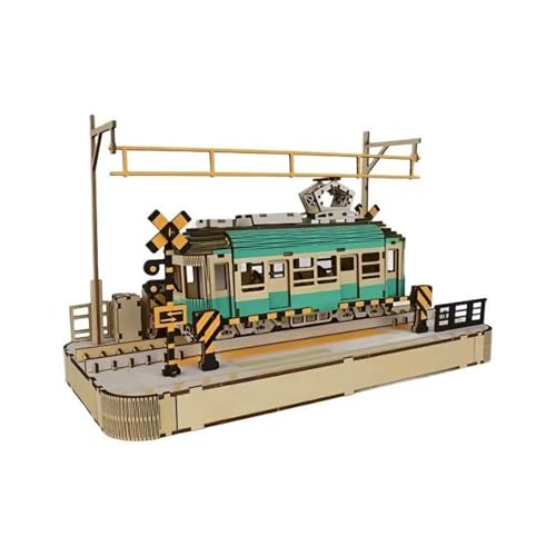 für Straßenbahnen Holz 3D Puzzles,Vintage Holzbausatz, Selbstmontage Brainteaser Desktop Spielzeug,für Bestes Geburtstagsgeschenk für Straßenbahnen Holz 3D Puzzles,Vintage Holzbausatz, Selbstmontage Brainteaser Desktop Spielzeug,für Bestes Geburtstagsgeschenk von TRACYE