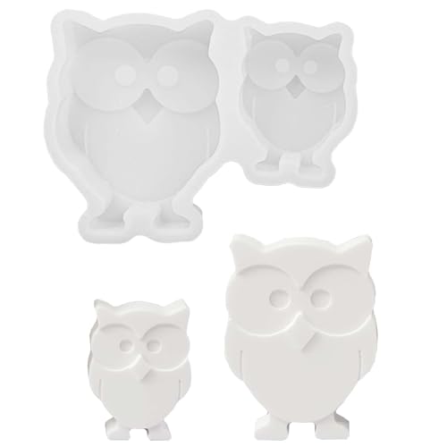 TREABEAR 2PCS Silikonform Eule, Giessformen Silikon, Silikonformen Gießformen Tiere, Gießformen Gips, Silikon Formen Zum Gießen Herbst, Silikonform Halloween TREABEAR 2PCS Silikonform Eule, Giessformen Silikon, Silikonformen Gießformen Tiere, Gießformen Gips, Silikon Formen Zum Gießen Herbst, Silikonform Halloween von TREABEAR