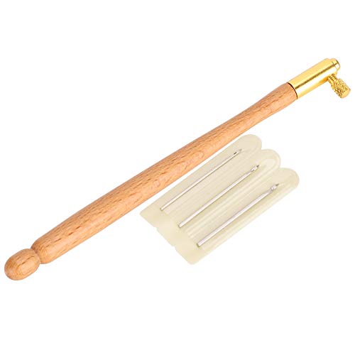 Stickerei-Perlen-Set, Komplettes Französisches Stick- und Perlen-Werkzeugset, Häkel-Perlen-DIY-Bastel-Nähzubehör, für Schmuckherstellung, (Französische Sticknadel aus Holz) von TREETDOBV