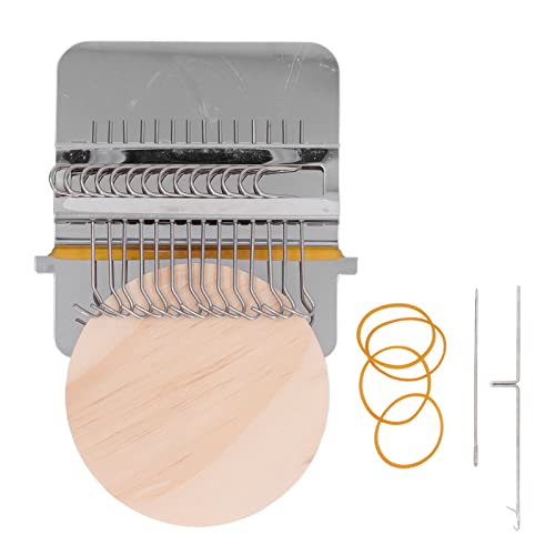 TREETDOBV Mini-Stopfmaschine mit 14 Haken, Speedwave-Webwerkzeug, Praktisches Kleines Webstuhl-Set, Schnell Tragbar, Zum Ausbessern von Jeans, Löchern, Socken und Kleidung TREETDOBV Mini-Stopfmaschine mit 14 Haken, Speedwave-Webwerkzeug, Praktisches Kleines Webstuhl-Set, Schnell Tragbar, Zum Ausbessern von Jeans, Löchern, Socken und Kleidung von TREETDOBV