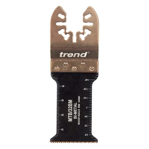 Trend Multi-Tool Sägeblätter, 5er-Pack, 34 mm Feinzahn Bi-Metall für Holz, Metall & Kunststoff, Universelle Passform für gängige Multitools, MTB/32BM Trend Multi-Tool Sägeblätter, 5er-Pack, 34 mm Feinzahn Bi-Metall für Holz, Metall & Kunststoff, Universelle Passform für gängige Multitools, MTB/32BM von TREND