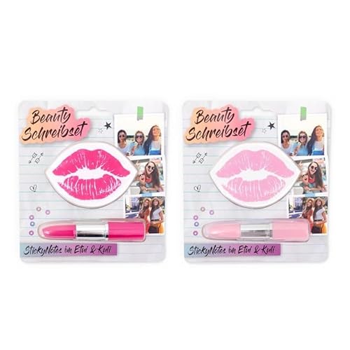 Trendhaus Schreibset Sticky Notes und Kuli, 2-fach sortiert Trendhaus Schreibset Sticky Notes und Kuli, 2-fach sortiert von TRENDHAUS