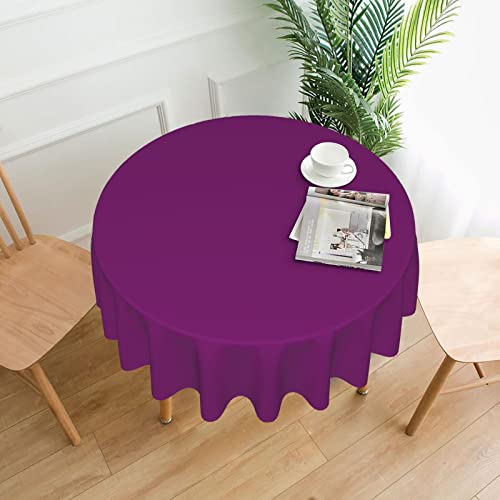 TRESILA Runde Tischdecke, Esstisch, abwischbar, Polyester-Tischdecke für Weihnachten, Party, Halloween, Geburtstag, Hochzeit, 150 cm – Wei Lila TRESILA Runde Tischdecke, Esstisch, abwischbar, Polyester-Tischdecke für Weihnachten, Party, Halloween, Geburtstag, Hochzeit, 150 cm – Wei Lila von TRESILA