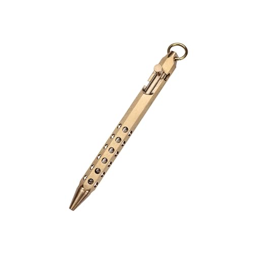 Metall-Stift, 0,7 mm, Retro-Kugelschreiber, glattes Schreibwerkzeug, Bolzen-Aktionsstifte für Notizen, Kunstwerke, Büro, Schule Metall-Stift, 0,7 mm, Retro-Kugelschreiber, glattes Schreibwerkzeug, Bolzen-Aktionsstifte für Notizen, Kunstwerke, Büro, Schule von TRHEEE
