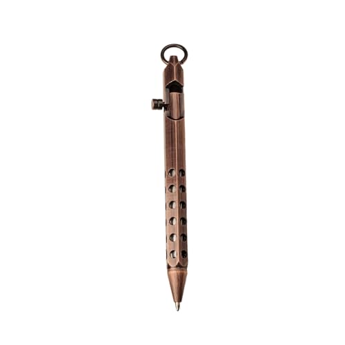 Metall-Stift, 0,7 mm, Retro-Kugelschreiber, glattes Schreibwerkzeug, Bolzen-Aktionsstifte für Notizen, Kunstwerke, Büro, Schule Metall-Stift, 0,7 mm, Retro-Kugelschreiber, glattes Schreibwerkzeug, Bolzen-Aktionsstifte für Notizen, Kunstwerke, Büro, Schule von TRHEEE