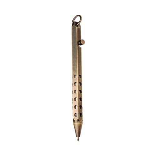 Metall-Stift, 0,7 mm, Retro-Kugelschreiber, glattes Schreibwerkzeug, Bolzen-Aktionsstifte für Notizen, Kunstwerke, Büro, Schule Metall-Stift, 0,7 mm, Retro-Kugelschreiber, glattes Schreibwerkzeug, Bolzen-Aktionsstifte für Notizen, Kunstwerke, Büro, Schule von TRHEEE