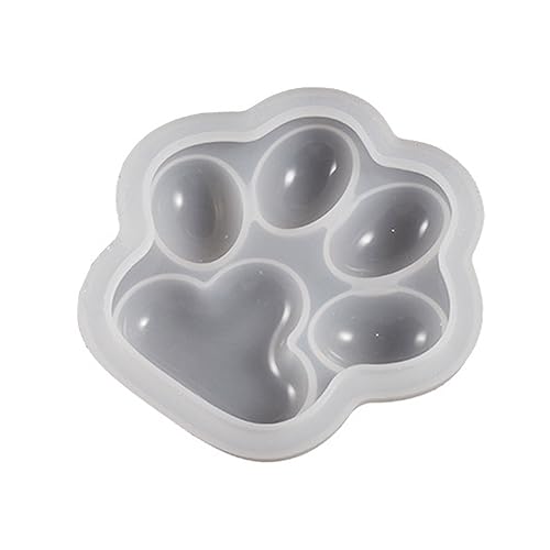 Silikonformen in Pfotenform, 3D-Epoxidharz, Aufbewahrungsbox, Formen zur Schmuckherstellung von TRHEEE