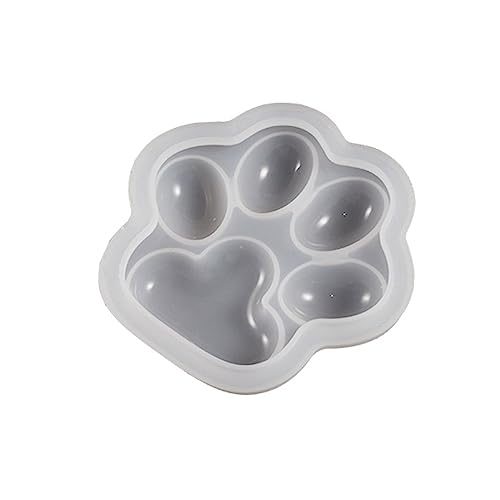 Silikonformen in Pfotenform, 3D-Epoxidharz, Aufbewahrungsbox, Formen zur Schmuckherstellung von TRHEEE