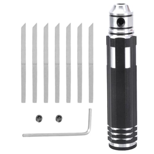 TRHEEE Professionelles Modell-Anreißer-Set, leicht, mit rutschfestem Griff, umfassendes Werkzeug für aufwendiges Schnitzen TRHEEE Professionelles Modell-Anreißer-Set, leicht, mit rutschfestem Griff, umfassendes Werkzeug für aufwendiges Schnitzen von TRHEEE