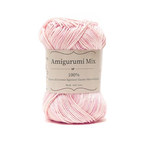 Amigurumi by Tricot Cafè - Garnknäuel aus reiner Baumwolle für Häkelpuppen und puppen, Häkeltaschen und leichte Kleidung - Nadeln/Haken 3,00/4,00 - Pink Mix 84-1 Stück Amigurumi by Tricot Cafè - Garnknäuel aus reiner Baumwolle für Häkelpuppen und puppen, Häkeltaschen und leichte Kleidung - Nadeln/Haken 3,00/4,00 - Pink Mix 84-1 Stück von TRICOT CAFE'