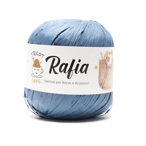 Rafia by Tricot Cafè - Spezialgarn für Taschen und Accessoires - Avio 256 Rafia by Tricot Cafè - Spezialgarn für Taschen und Accessoires - Avio 256 von TRICOT CAFE'