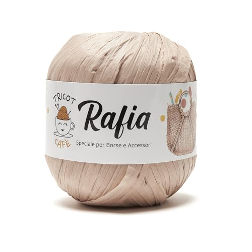 Rafia by Tricot Cafè - Spezialgarn für Taschen und Accessoires - Beige 251 Rafia by Tricot Cafè - Spezialgarn für Taschen und Accessoires - Beige 251 von TRICOT CAFE'