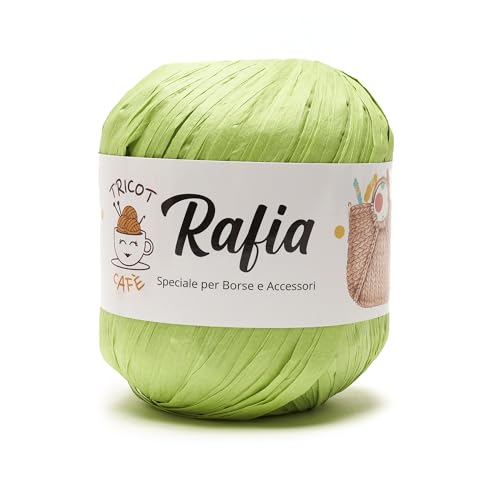 Rafia by Tricot Cafè - Spezialgarn für Taschen und Accessoires - Grün 254 Rafia by Tricot Cafè - Spezialgarn für Taschen und Accessoires - Grün 254 von TRICOT CAFE'