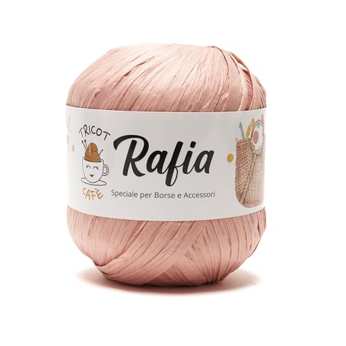 Rafia by Tricot Cafè - Spezialgarn für Taschen und Accessoires - Hellrosa 252 Rafia by Tricot Cafè - Spezialgarn für Taschen und Accessoires - Hellrosa 252 von TRICOT CAFE'