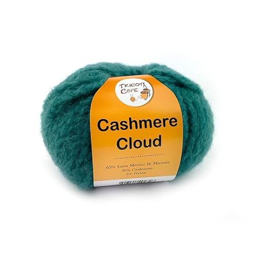 TRICOT CAFE' Cashmere Cloud Wolle zum Stricken und Häkeln 65% Merinowolle 30% Kaschmir 5% Nylon/Grün 4 TRICOT CAFE' Cashmere Cloud Wolle zum Stricken und Häkeln 65% Merinowolle 30% Kaschmir 5% Nylon/Grün 4 von TRICOT CAFE'