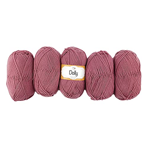 TRICOT CAFE' Lana Dolly, 5 Stück,100% reine Merinowolle, extrafein/Dunkelrosa 48 TRICOT CAFE' Lana Dolly, 5 Stück,100% reine Merinowolle, extrafein/Dunkelrosa 48 von TRICOT CAFE'