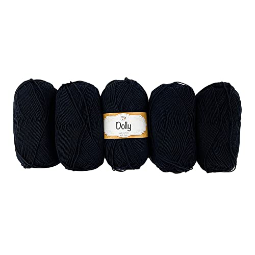 TRICOT CAFE' Lana Dolly, 5 Stück,100% reine Merinowolle, extrafein/Nachtblau 70 TRICOT CAFE' Lana Dolly, 5 Stück,100% reine Merinowolle, extrafein/Nachtblau 70 von TRICOT CAFE'