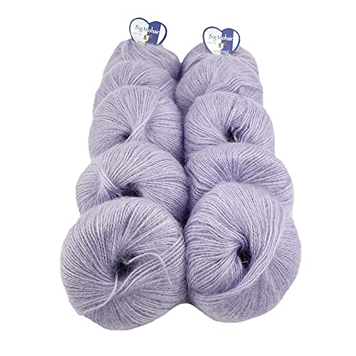 Tricot Café – Big Mohair – ideal für Babys, gemischte Wolle, Lila 11 Tricot Café – Big Mohair – ideal für Babys, gemischte Wolle, Lila 11 von TRICOT CAFE'