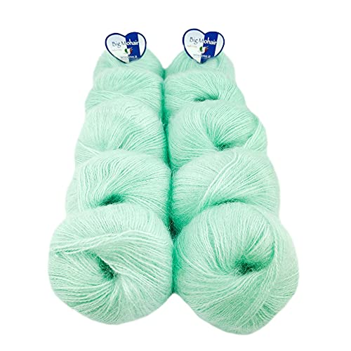 Tricot Café – Big Mohair – ideal für Babys, gemischte Wolle, Verdino 7 von TRICOT CAFE'