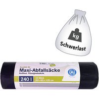 TRILine® Schwerlastsäcke 240,0 l schwarz 60,0 µm, 10 St. von TRILine®