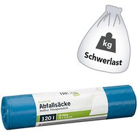 TRILine® Schwerlastsäcke Öko 120,0 l blau 40,0 µm, 25 St. von TRILine®