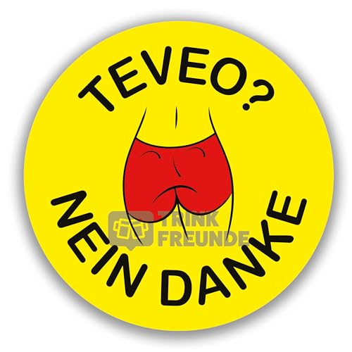 50x "TEVEO" Nein Danke Sticker malle accessoires malle sticker Mallorca accessoires lustige sticker aufkleber lustig lustige festival party sauf agrar von TRINKFREUNDE