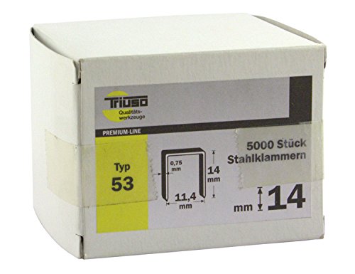 Triuso Klammern Typ 53 5000 Stück c=14 mm von TRIUSO