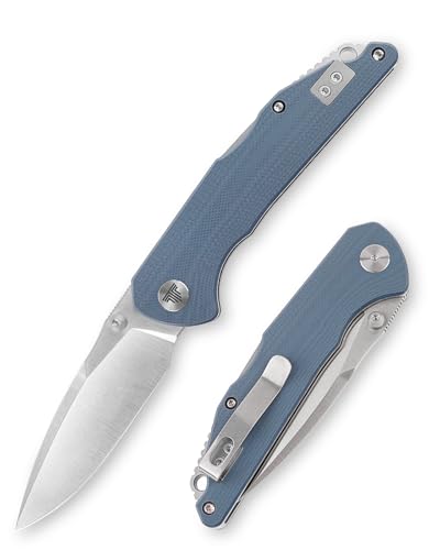 TRIVISA G10 Messer, klappbares Taschenmesser für Männer, EDC-Messer mit Clip für 8.4 cm 14C28N Stahl Satinierte Klinge, Camping-Jagd-Werkzeug,Ideal Geschenk für Frauen,Arae-03G TRIVISA G10 Messer, klappbares Taschenmesser für Männer, EDC-Messer mit Clip für 8.4 cm 14C28N Stahl Satinierte Klinge, Camping-Jagd-Werkzeug,Ideal Geschenk für Frauen,Arae-03G von TRIVISA