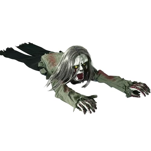 TRIXES Halloween KRIECHENDER Zombie – ANIMATRONIK – BEWEGT Sich UND STÖHNT – Grosse ANIMATRONISCHE Halloween-Dekoration – ERSCHRECKEN UND STAUNEN TRIXES Halloween KRIECHENDER Zombie – ANIMATRONIK – BEWEGT Sich UND STÖHNT – Grosse ANIMATRONISCHE Halloween-Dekoration – ERSCHRECKEN UND STAUNEN von TRIXES