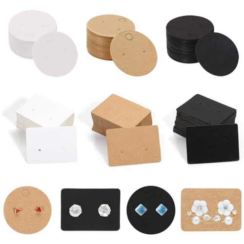TRKETK 300 Stück Ohrring Display Karten, 3 Farben Schmuck Display Karten Ohrring Verpackungshalter-Karten Halskette Displa Karte Ohrring Karten für Ohrringe Schmuck Display DIY Verpackung TRKETK 300 Stück Ohrring Display Karten, 3 Farben Schmuck Display Karten Ohrring Verpackungshalter-Karten Halskette Displa Karte Ohrring Karten für Ohrringe Schmuck Display DIY Verpackung von TRKETK