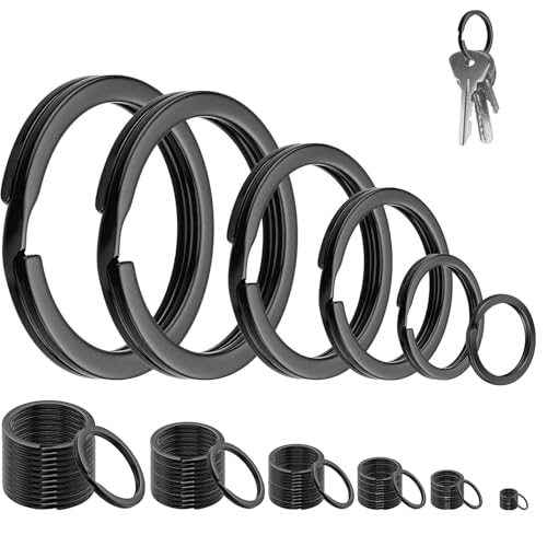 70 Stück Schlüsselringe 35mm 32mm 30mm 28mm 25mm 20mm Schlüsselring Schwarz Set Schlüssel zum Basteln Schlüsselbund Stabil Flach für Schlüssel DIY Handwerk 6 Größen 70 Stück Schlüsselringe 35mm 32mm 30mm 28mm 25mm 20mm Schlüsselring Schwarz Set Schlüssel zum Basteln Schlüsselbund Stabil Flach für Schlüssel DIY Handwerk 6 Größen von TRLREQ