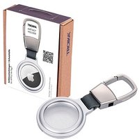 TROIKA® Schlüsselanhänger AIRTAG HOLDER silber von TROIKA®