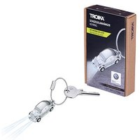 TROIKA® Schlüsselanhänger LIGHT BEETLE 1964 silber von TROIKA®