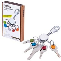 TROIKA® Schlüsselanhänger PATENT/Colour glänzend mehrfarbig von TROIKA®