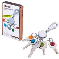 TROIKA® Schlüsselanhänger PATENT/Colour matt mehrfarbig von TROIKA®