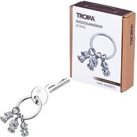 TROIKA® Schlüsselanhänger THREE MONKEYS silber von TROIKA®