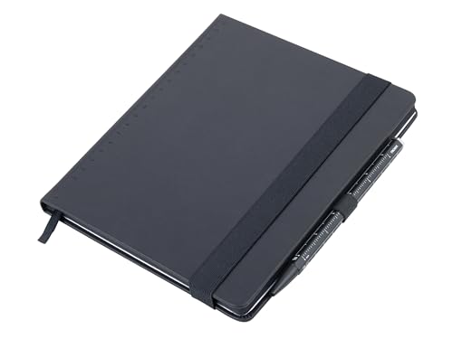 TROIKA Notizblock schwarz DIN A5 BLACK SLIMPAD inkl. Kugelschreiber schwarz, Elastikband-Verschluss, Punktraster, Stiftschlaufe, Lesezeichen, FSC zert. Papier, eingefärbte Seitenränder, Kunstleder TROIKA Notizblock schwarz DIN A5 BLACK SLIMPAD inkl. Kugelschreiber schwarz, Elastikband-Verschluss, Punktraster, Stiftschlaufe, Lesezeichen, FSC zert. Papier, eingefärbte Seitenränder, Kunstleder von TROIKA