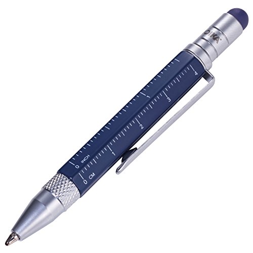Troika Construction Liliput PIP25/BL – Multitasking-Kugelschreiber – Zentimeter-/Zoll-Lineal – Schlitz-/Kreuzschraubendreher – Größe klein, Mine blau Troika Construction Liliput PIP25/BL – Multitasking-Kugelschreiber – Zentimeter-/Zoll-Lineal – Schlitz-/Kreuzschraubendreher – Größe klein, Mine blau von TROIKA