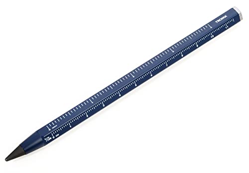 Troika Multitasking-Bleistift mit nachhaltiger Endlos-Schreibspitze aus Aluminium und Metall, Blau, austauschbar, radierbar, mit Zentimeter-/Zoll-Lineal, Größe: 147 x 10 x 10 mm, PEN20/DB Troika Multitasking-Bleistift mit nachhaltiger Endlos-Schreibspitze aus Aluminium und Metall, Blau, austauschbar, radierbar, mit Zentimeter-/Zoll-Lineal, Größe: 147 x 10 x 10 mm, PEN20/DB von TROIKA