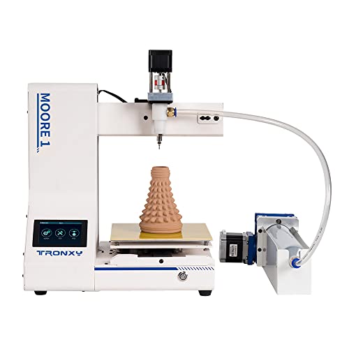 TRONXY 3D Drucker Moore 1, Ton 3D-Drucker, 3D-Modell Lehm töpfern für Brennofen Geeignet, Liquid Deposition Moulding Keramik 3D Drucker, 180x180x180mm von TRONXY