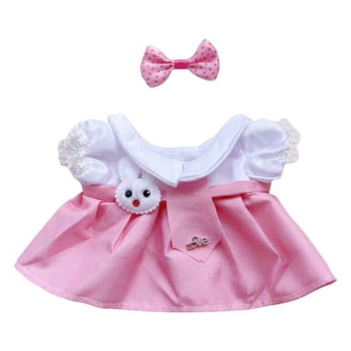 17cm-20cm Puppe Kleidung Bekleidung, Plüsch Puppenkleidung, Niedliche Spielzeugkleidung, Puppenzubehör, Kleidung für Puppe (LOV-16) von TROYSINC
