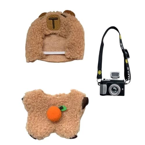 Kleidung Bekleidung für 17cm Puppe, Plüsch Puppenkleidung, Niedliche Spielzeugkleidung, Puppenzubehör, Kleidung für 17 cm große Puppe (LBB32) von TROYSINC
