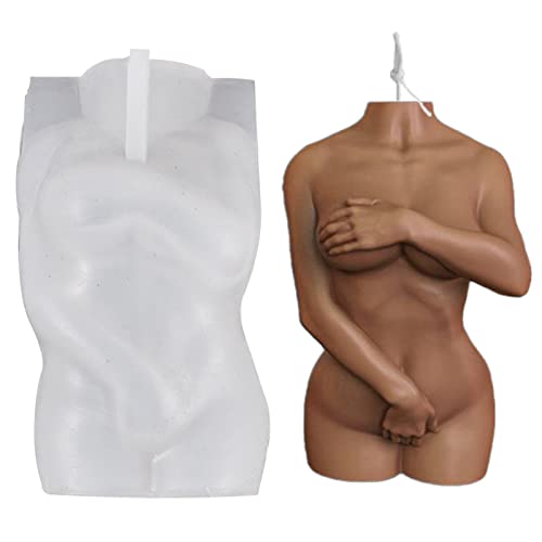 TROYSINC Kerzenform Silikon,Körperkerzen-Form-Set für Erwachsene,Female Naked Body Silikonform,DIY KöRper Kerze Silikonform Dekor Kunst Handwerk,DIY Wachskerzen, kann auch Harz-Kit (Frauen) von TROYSINC